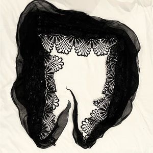 🎉🎉❤️❤️BUY THREE FOR ONLY $15!!!!🎉🎉❤️ Lace and sheer scarf